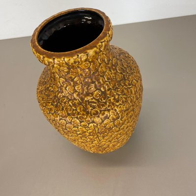 Colorful Fat Lava Pottery Contura Vase from Bay Ceramics, Germany, 1950s-QZ-1114546