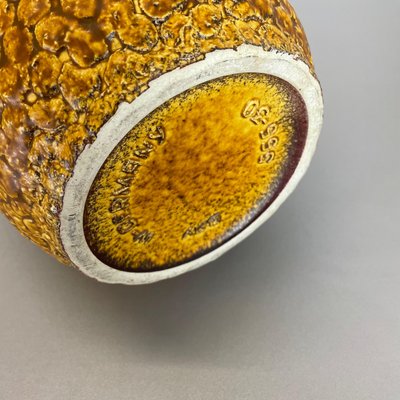 Colorful Fat Lava Pottery Contura Vase from Bay Ceramics, Germany, 1950s-QZ-1114546