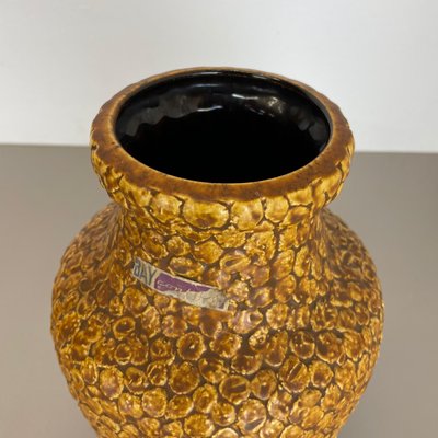 Colorful Fat Lava Pottery Contura Vase from Bay Ceramics, Germany, 1950s-QZ-1114546