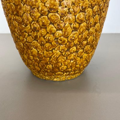 Colorful Fat Lava Pottery Contura Vase from Bay Ceramics, Germany, 1950s-QZ-1114546