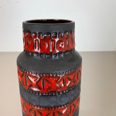 Colorful Fat Lava Pottery Vase from Bay Keramik, Germany, 1970s-QZ-1265060