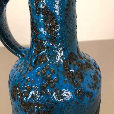 Colorful Fat Lava Pottery Vase from Gräflich Ortenburg, Germany, 1950s-QZ-1052955