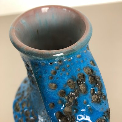 Colorful Fat Lava Pottery Vase from Gräflich Ortenburg, Germany, 1950s-QZ-1052955