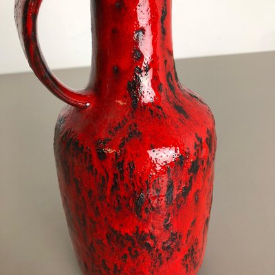 Colorful Pottery Fat Lava Vase from Gräflich Ortenburg, Germany, 1950s-QZ-1134670