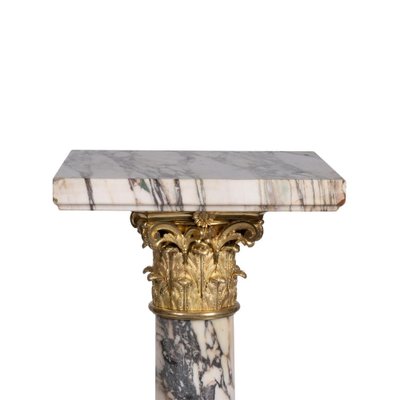 Column in Marble and Gilt Bronze-WFS-1771519