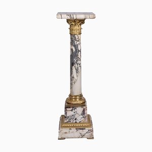 Column in Marble and Gilt Bronze-WFS-1771519