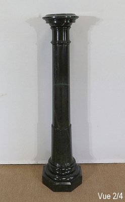 Column with Rotating Top in Sea Green Marble, Late 19th Century-RVK-1286362