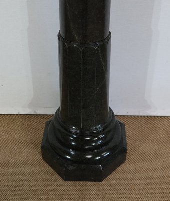 Column with Rotating Top in Sea Green Marble, Late 19th Century-RVK-1286362