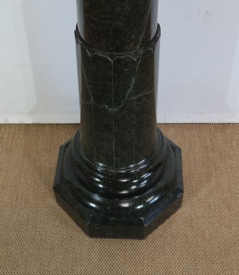 Column with Rotating Top in Sea Green Marble, Late 19th Century-RVK-1286362