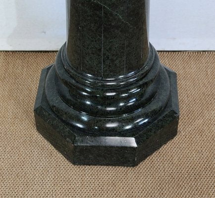 Column with Rotating Top in Sea Green Marble, Late 19th Century-RVK-1286362