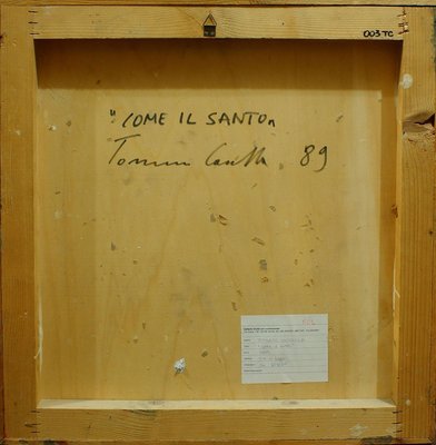 Come il Santo (Like the Saint) - Original Collage by Tommaso Cascella - 1989 1989-ZCI-756302