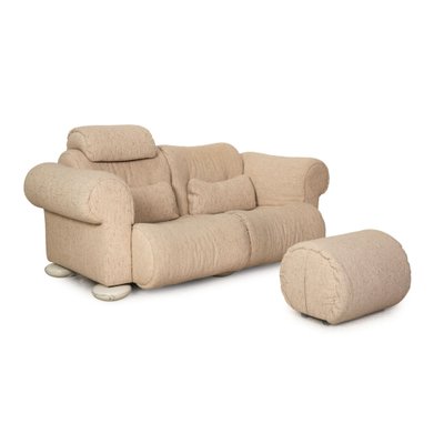 Commodus Fabric Sofa Set in Beige from Cor, Set of 2-RQW-1737992