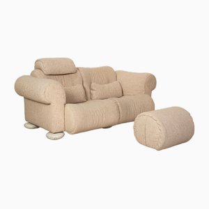 Commodus Fabric Sofa Set in Beige from Cor, Set of 2-RQW-1737992