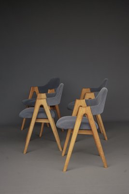 Compass Chairs by Kai Kristiansen for Sva Møbler, 1960s, Set of 4-ZBW-2034020