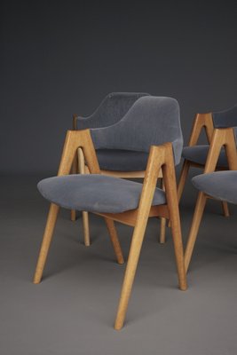 Compass Chairs by Kai Kristiansen for Sva Møbler, 1960s, Set of 4-ZBW-2034020