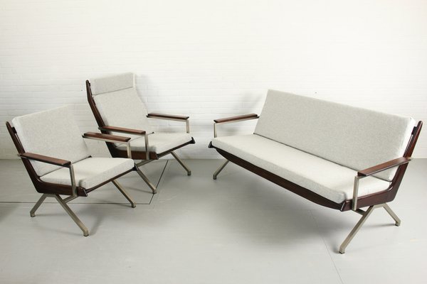 Complete Lounge Set by Rob Parry for De Ster Gelderland, 1960s, Set of 3-ZA-1811804