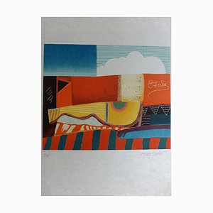 Composition Lithograph by Max Papart-KHH-543014