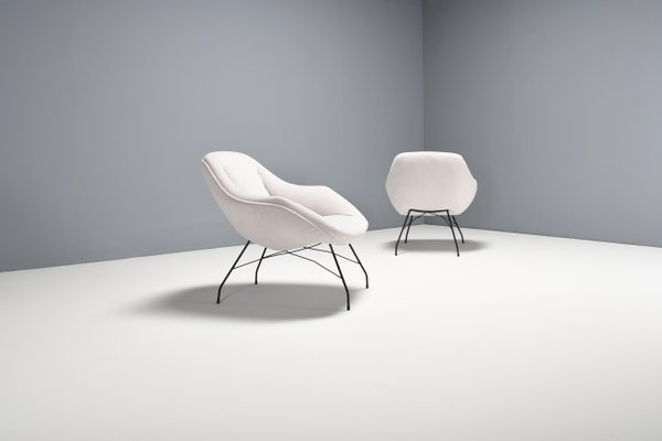 Concha Armchairs by Carlo Hauner & Martin Eisler, Brazil, 1955, Set of 2-QT-1263342