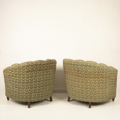 Conchiglia Armchairs in the style of Giò Ponti, 1950s, Set of 2-BAD-1723785