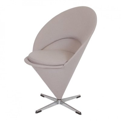 Cone Chair in Grey Fabric by Verner Panton for Fritz Hansen-MTD-1400615