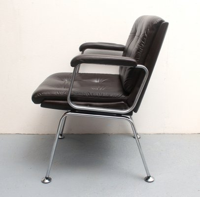 Conference Chair in Leather from Drabert, 1970s-PF-1261539