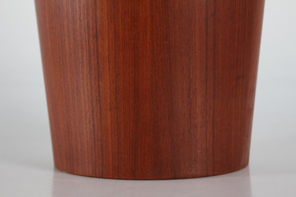 Conical Wastepaper Basket in Teak Veneer by Martin Åberg for Servex, Sweden, 1960s-QQ-1725523