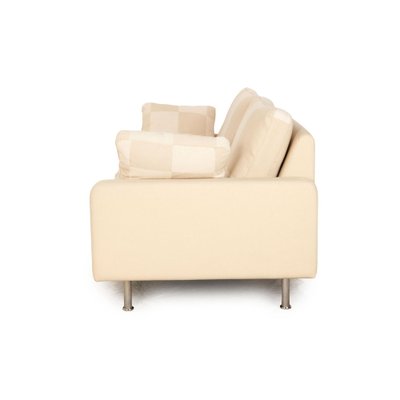 Conseta Fabric Two-Seater Cream Beige Sofa from Cor-RQW-2036328