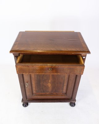 Console Table in Mahogany with Inlaid Wood, 1880-UY-1723427