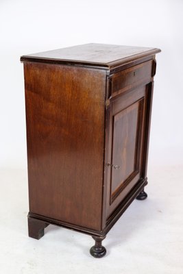 Console Table in Mahogany with Inlaid Wood, 1880-UY-1723427