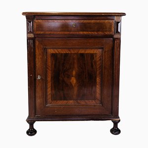 Console Table in Mahogany with Inlaid Wood, 1880-UY-1723427