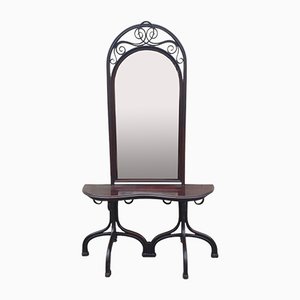 Console with Large Mirror from Thonet, Late 19th or Early 20th Century-SYQ-1169665