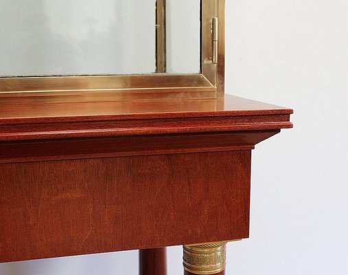 Console with Showcase Cabinet, Early 1900s-RVK-1010160