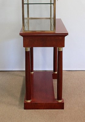 Console with Showcase Cabinet, Early 1900s-RVK-1010160