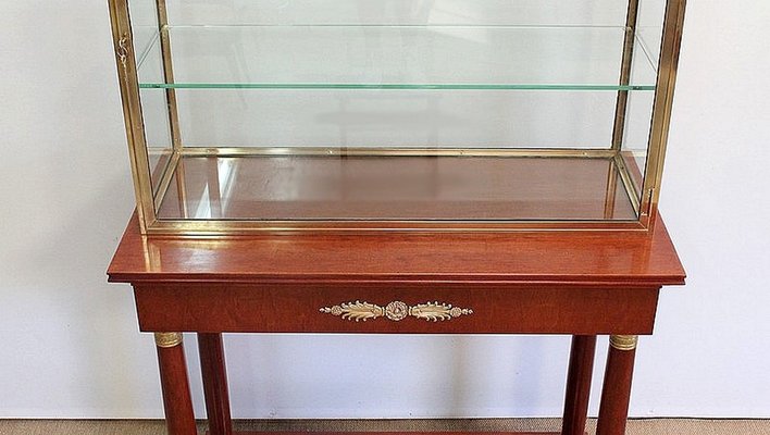 Console with Showcase Cabinet, Early 1900s-RVK-1010160