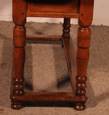 Console with Two Drawers in Cherry Wood, 18th Century-HPU-2022807