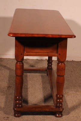 Console with Two Drawers in Cherry Wood, 18th Century-HPU-2022807