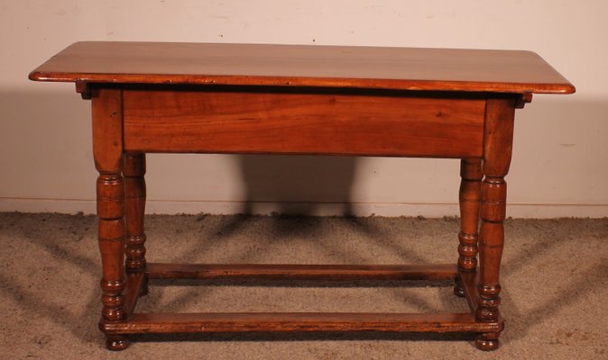 Console with Two Drawers in Cherry Wood, 18th Century-HPU-2022807