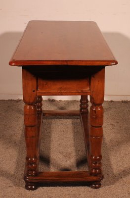 Console with Two Drawers in Cherry Wood, 18th Century-HPU-2022807