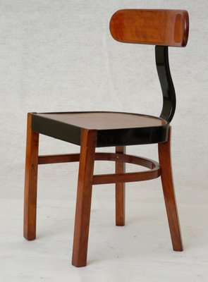 Constructivist Bentwood Back-Sprung Mod. No. 401 Chair by Jozsef Heisler, Hungary, 1930s-HWV-926267