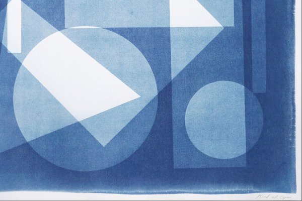 Constructivist Castle, 2022, Cyanotype-RWC-1313515