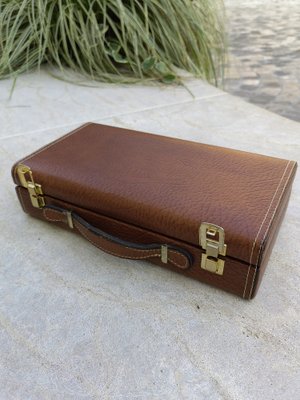 Container Box in Leather, 1950s-ZFY-1756375