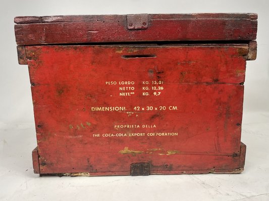 Container Concentrated Mixing Coca Cola in Wood, 1960s-GKM-1807268