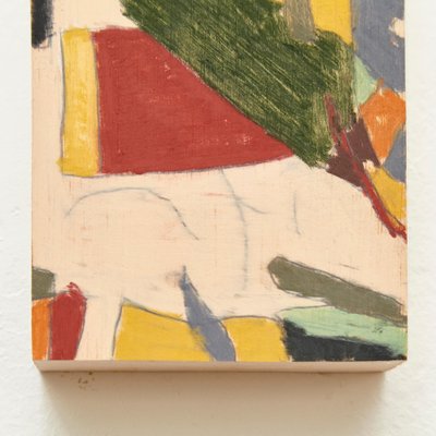 Contemporary Abstract Painting on Wood by Adrian, 2019-WM-1044905