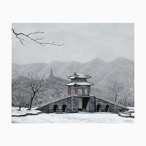 Contemporary Chinese Painting by Jia Yuan-Hua, Bright Snow on the West Mountain, 2020-CHG-1009224