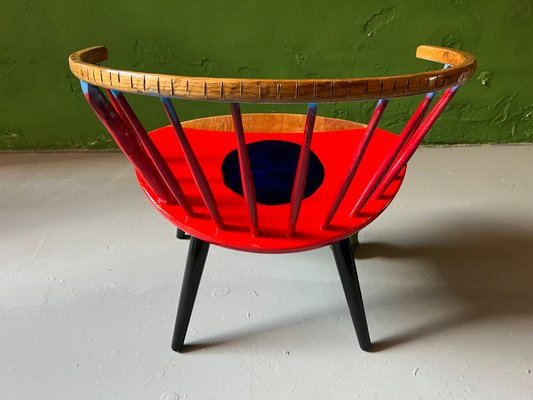 Contemporized Chair by Yngve Ekström for Atelier Staab, 1950s-NS-1424924