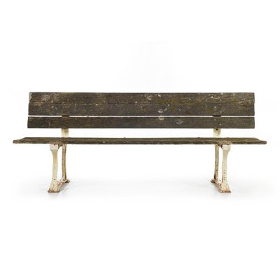 Convertible Bench in Cast Iron and Wood-NQ-996142