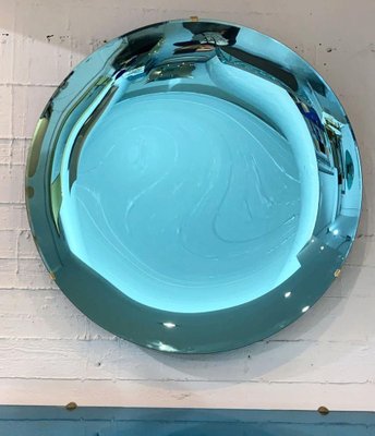 Convex Blue Mirror with Adjustable Iron Structure-OHK-1790677