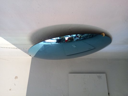 Convex Blue Mirror with Adjustable Iron Structure-OHK-1790677