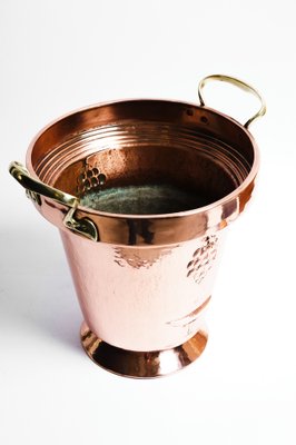 Copper and Brass Champagne Cooler, Vienna, Austria, 1930s-SPD-1754331