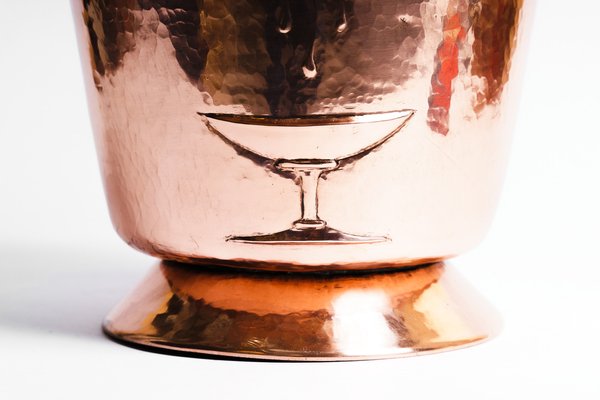 Copper and Brass Champagne Cooler, Vienna, Austria, 1930s-SPD-1754331